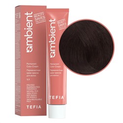 TEFIA Ambient 6.7 Перманентная крем-краска для волос / Темный блондин фиолетовый, 60 мл