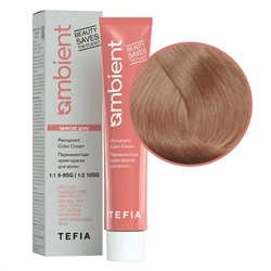 TEFIA Ambient 10.360 Перманентная крем-краска для волос / Экстра светлый блондин золотисто-махагоновый для седых волос, 60 мл