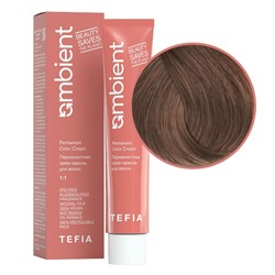TEFIA Ambient 8.00 Перманентная крем-краска для волос / Светлый блондин интенсивный натуральный, 60 мл