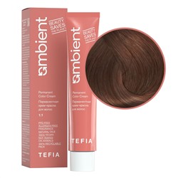 TEFIA Ambient 8.8 Перманентная крем-краска для волос / Светлый блондин коричневый, 60 мл