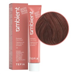 TEFIA Ambient 8.76 Перманентная крем-краска для волос / Светлый блондин фиолетово-махагоновый, 60 мл