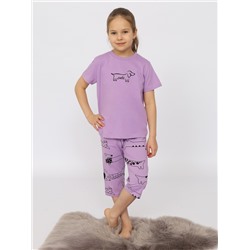 Пижама для девочки (футболка, бриджи)