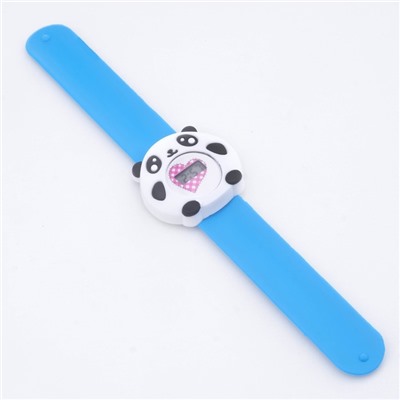 Часы наручные электронные, детские "Панда", ремешок l-21.5 см