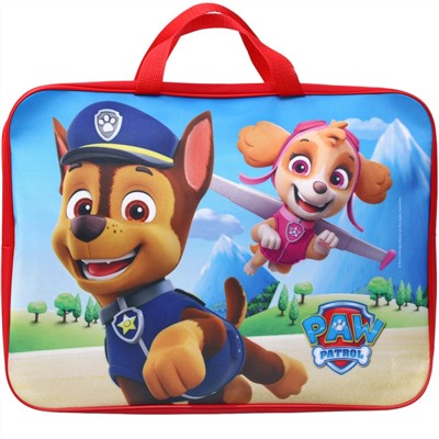 Папка с ручками текстильная а4, 350х270х100 мм, щенячий патруль Paw Patrol