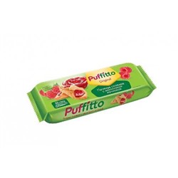 «Puffitto original», печенье слоеное с малиновой начинкой, 125 гр. KDV