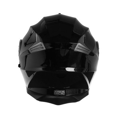 Шлем модуляр с двумя визорами, размер XXL (61), модель - BLD-160E, черный глянцевый