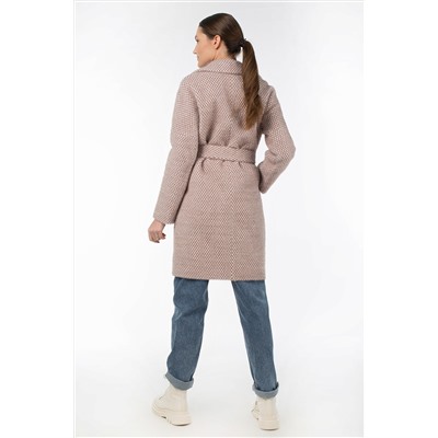 01-10985 Пальто женское демисезонное (пояс)