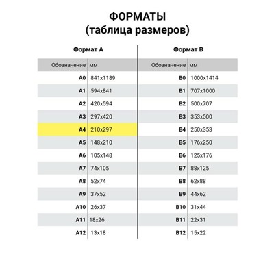 Папка для черчения А4, 24 листа, 200 г/м, BRAUBERG, без рамки, ватман ГОЗНАК КБФ