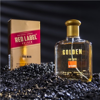 Парфюмерная вода мужская Red Label Golden, 100 мл (по мотивам 1 Million (P.Rabanne)