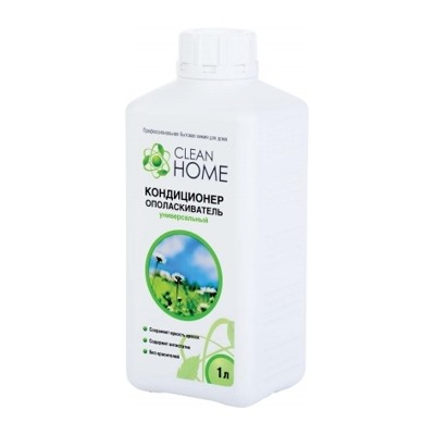 CLEAN HOME Кондиционер-ополаскиватель для белья c ароматом альпийских лугов 1л. (срок 05,24)