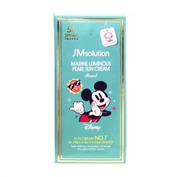 Jmsolution Увлажняющий солнцезащитный крем с жемчугом / Marine Luminous Pearl Sun Cream Pearl SPF50+/PA++++ Disney Mickey, 50 мл