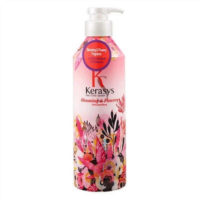 KeraSys Кондиционер для всех типов волос / Blooming & Flowery Perfumed Rinse 600 мл