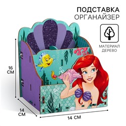 Органайзер для канцелярии, 14х14х16 см, принцессы Disney