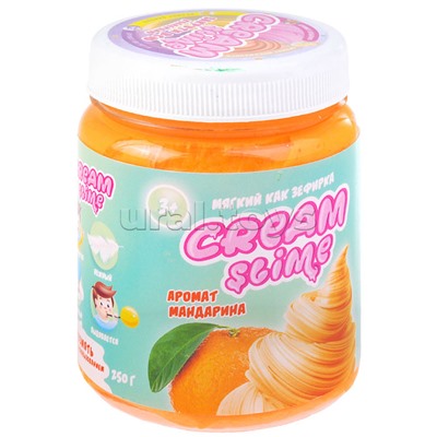 Игрушка Cream-Slime с ароматом мандарина, 250 г