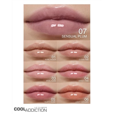 RELOUIS Плампер для губ Cool Addiction Lip Plumper № 07 Sensual Plum Relouis