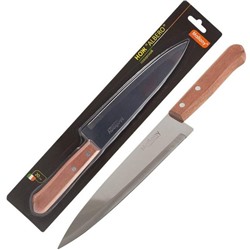 Нож поварской MAL-01AL 20см с дерев.ручкой /005165/
