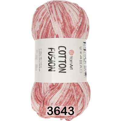 Пряжа YarnArt Cotton Fusion (моток 100 г/225 м)