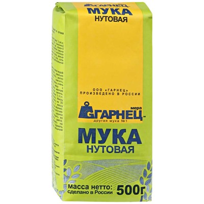 Мука Нутовая Гарнец 500 гр.