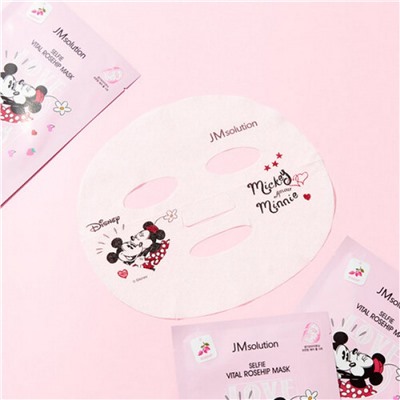 JMSolution Маска тканевая с экстрактом шиповника / Disney Collection Selfie Vital Rosehip Mask, 30 мл