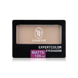 Триумф tf Тени для век одноцветные Expertcolor Eyeshadow Mono 106 матовый бежево-коричневый 05058