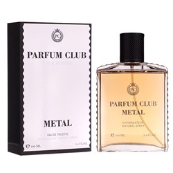 Туалетная вода мужская Parfum Club Metal, 100 мл (по мотивам Egoiste Platinum (Chanel)