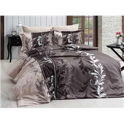 КПБ FIRST CHOICE Cotton Satin Eylul Brown S-231