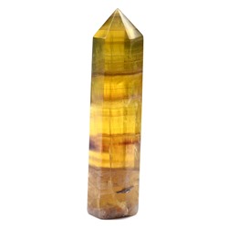 Кристалл из флюорита желтого "Карандаш" 33*27*128мм, 247г (M)