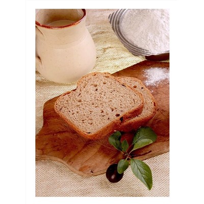 Готовая хлебная смесь Пшенично-ржаной хлеб с витаминами и черносливом, 0,5 кг