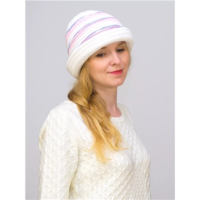 Шляпа женская весна-осень Qadro (Цвет розовый), размер 54-56, шерсть 30%