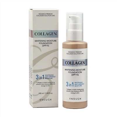 Enough Увлажняющий тональный крем 3 в 1 №13 / Collagen Whitening Moisture Foundation, 100 мл