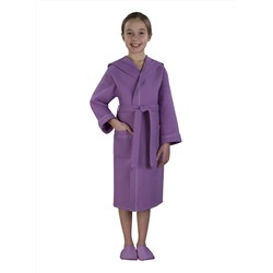 Детский халат вафельный Люкс / Фиолетовый