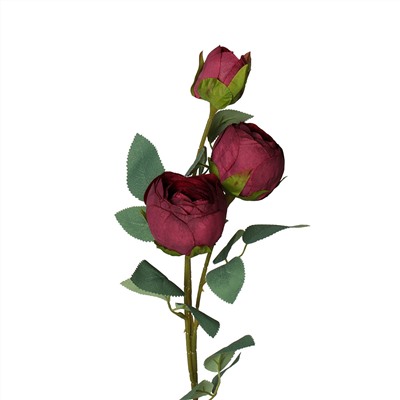 Цветок искусственный Роза кустовая 80см CRK-80 (724435)