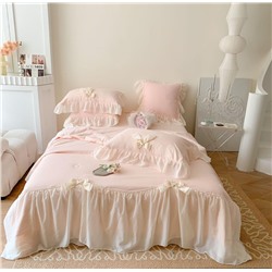 Одеяло Mency Ретро с простыней и наволочками ODMENRE01 (Нежно-розовый)