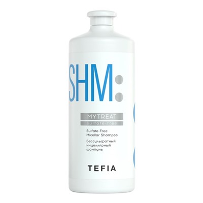 TEFIA Mytreat Беcсульфатный мицеллярный шампунь / Sulfate-Free Micellar Shampoo, 1000 мл