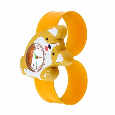 Часы наручные детские "Корги", ремешок силикон