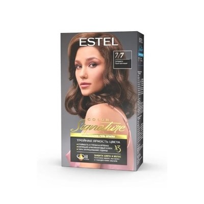 ESTEL COLOR Signature Крем-гель краска для волос тон 7/7 Тирамису