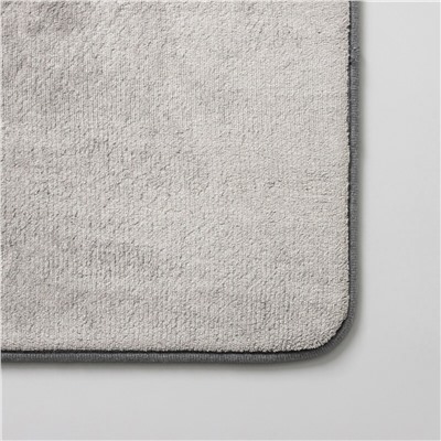 Набор ковриков для ванной и туалета с эффектом памяти savanna memory foam, 2 шт: 60×90 см, 40×60 см, цвет серый SAVANNA