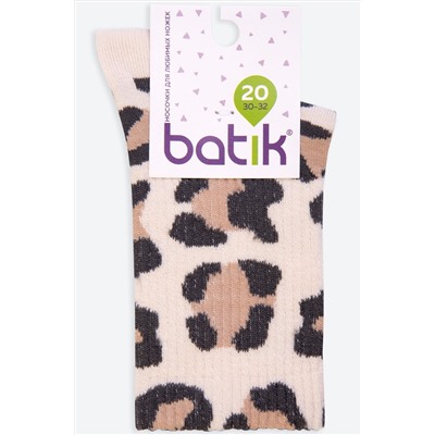 Носки для девочки с двубортной резинкой Batik (2 шт.)