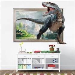 Наклейка 3Д интерьерная Динозавр 70*60см