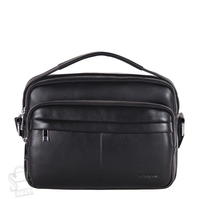 Сумка мужская кожаная 2071-3ABSH black Heanbag