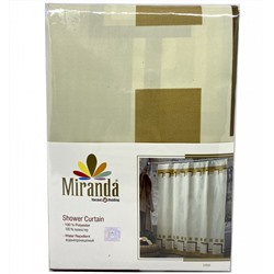 Штора для ванной Миранда 180*200 LUKIA beige (без колец)
