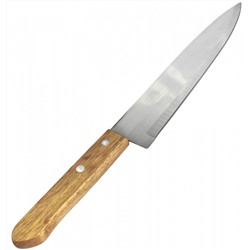Нож кухонный 20,5см с деревянной ручкой ST-238