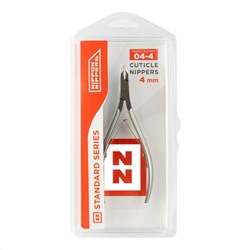 Nippon Nippers Кусачки маникюрные для кутикулы / Standard NN_NS-04-4, двойная пружина, ручная заточка, 4 мм