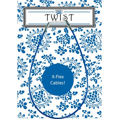 Леска TWIST X-FLEX BLUE CABLES синяя для спиц