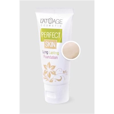 Тональный крем Perfect skin длительного действия №100 фарфоровый 30г L'atuage