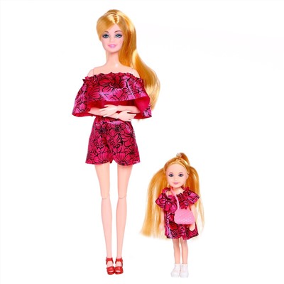 Кукла-модель с дочкой family look Happy Valley