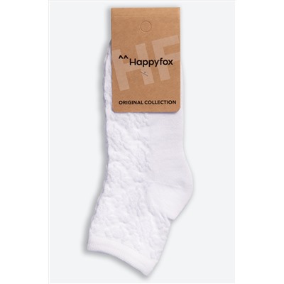 Ажурные носки для девочки Happy Fox (2 шт.)