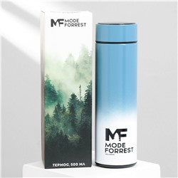 Термос с индикатором температуры mode forrest, 500 мл градиент синий, сохраняет тепло 8-10 ч MODE FORREST