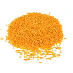 Мраморная крошка цветная, декоративная фракция 1-3мм, цв.оранжевый, 350гр. (37с)