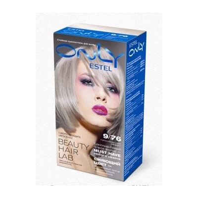 ESTEL ONLY Стойкая краска-гель для волос 9/76 Блондин коричнево-фиолетовый 125 мл